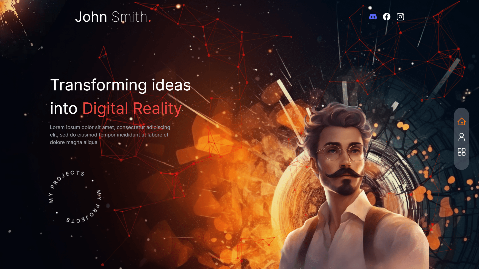 Modern Next.js portfolio